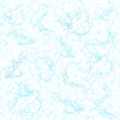 Fototapeta na wymiar blue splatter pattern.