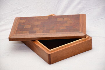 Wooden marquetry box