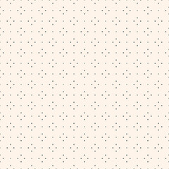 Universal vector seamless pattern. Simple minimalist geometric texture. Abstract monochrome minimal background with small floral shapes, tiny dots. Subtle repeat design for decor, print, wallpapers