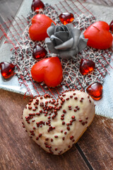 Valentine hearts. Valentine decoration