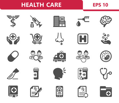 Health Care, Healthcare, Medical, Hospital Icons