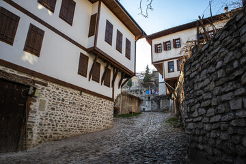 Safranbolu streets and houses. UNESCO protected houses