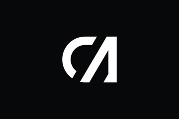 CM logo letter design on luxury background. MC logo monogram initials letter concept. CM icon logo design. MC elegant and Professional letter icon design on black background. M C MC CM - obrazy, fototapety, plakaty