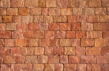 Patterns and textures of a stone wall