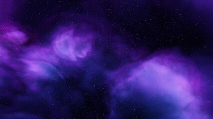 Planetary nebula in deep space. Abstract colorful background