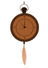 wooden clock