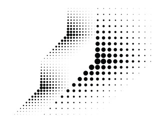 Linear halftone dots Design .elements for your design. vector illustration