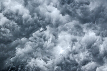 heavy gale black stormy clouds