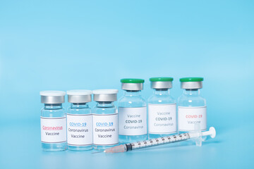 Coronavirus Vaccine, COVID-19 vaccine. Healthcare And Medical concept.