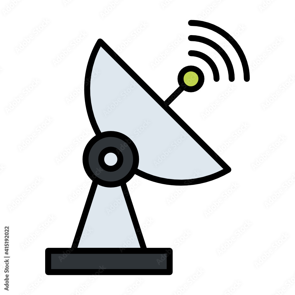 Poster ultra high speed wireless internet concept, 5g connection vector color line icon design, internet of