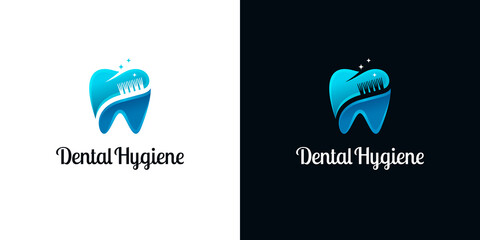 Bright Cut Logos with Toothbrushes for Dental