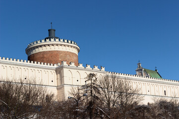The Royal Castle in Lublin in winter. 2