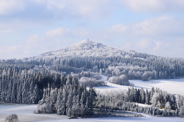 Winter an der Hohen Acht in der Eifel