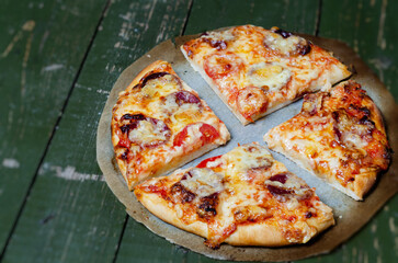 delicious homemade pizza