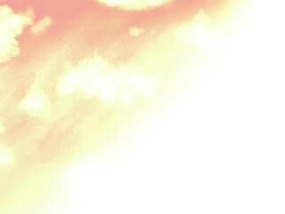 夕暮れの水彩背景　空　斜め　壁紙　イラスト素材