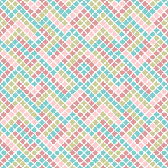 Geometric abstract colorful seamless pattern for background.Decorative backdrop can be used for wallpaper,pattern fills,web page background,surface textured.Vector illustration.