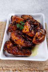 Telur ceplok masak kecap or fried eggs with sweet soy sauce. 