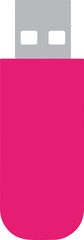pink usb stick flash mediaicon