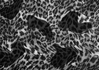 abstract leopard print 