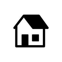 House vector icon. Home linear pictogram.
