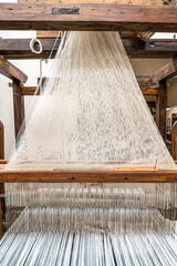 Argentina, in Buenos Aires, traditional weaving mill.