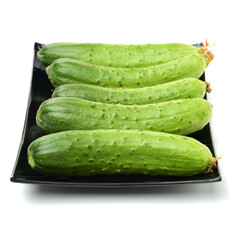 cucumber isolated on white background