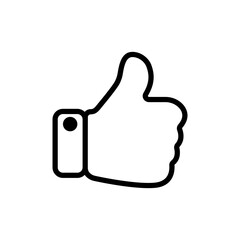 Thumb up symbol finger up icon royalty