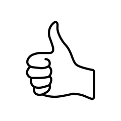 Thumb up symbol finger up icon royalty