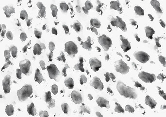 Watercolor dark stain texture. Hand drawn splash painted background. Abstract wrapping illustration.