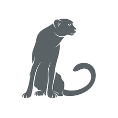 Cheetah design vector illustration, Creative Cheetah logo design concepts template, icon symbol