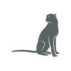 Cheetah design vector illustration, Creative Cheetah logo design concepts template, icon symbol