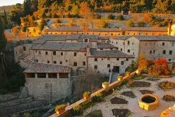 Medieval convent near Cortona, Tuscany 