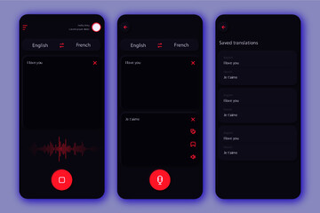 app template voice translating