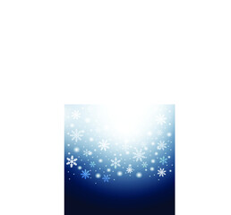 Christmas snow. Falling snowflakes on light background. Snowfall. Vector illustration