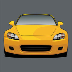car vector illustration for conceptual design