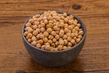 Vegan cuisine - Dry chickpea heap