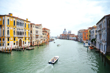 Obraz na płótnie Canvas View of the Grand Canal in Venice, Italy