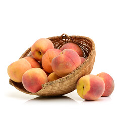 basket of peaches