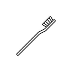 Toothbrush icon. Oral care, mouth hygiene symbol. Fresh breath sign.