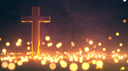 3D Cross Background