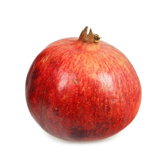 Fresh pomegranate isolated on white background