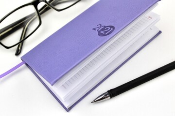 notebook and pen