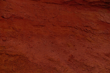 Fantastic Martian soil. Red planet. Copy space.