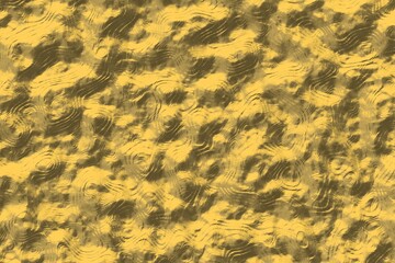 creative orange fluent reflecting raw metal pulsation computer graphic backdrop illustration