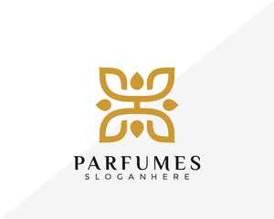 Luxury Parfume Logo Design. Creative Idea logos designs Vector illustration template