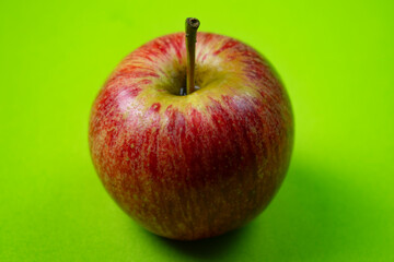 bright and sweet red apple