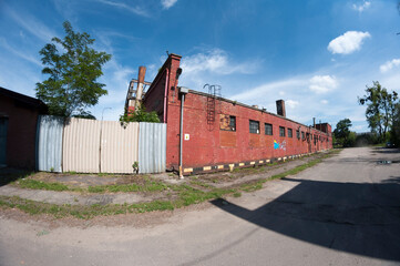 Fototapeta na wymiar Abandoned Factory Ursus in Warsaw