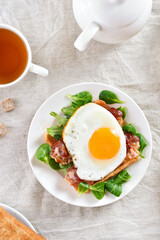 Open faced sandwiches