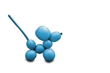 sculpture de ballon chien pour les fêtes pour enfants anniversaire