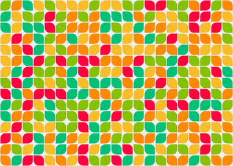 Abstract Geometric Pattern generative computational art illustration